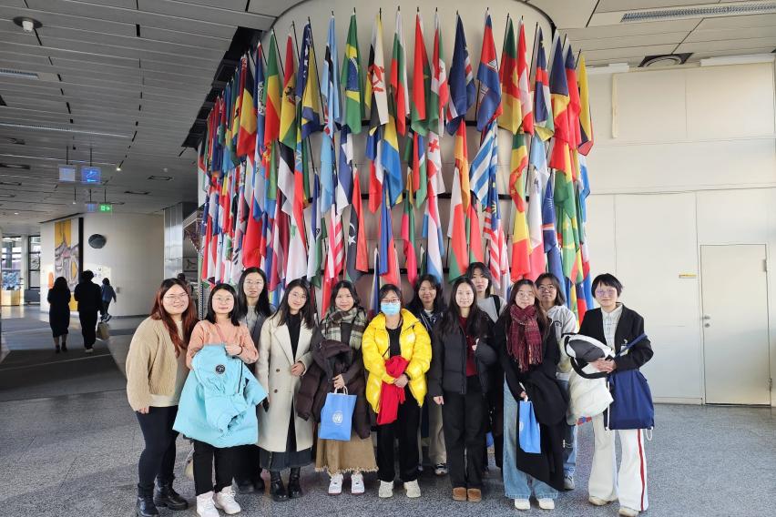 SAF中国学生团到访维也纳