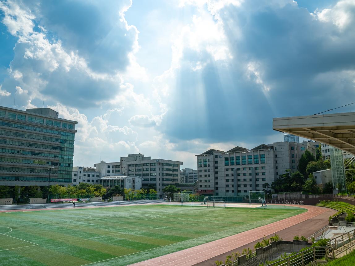 汉阳大学校园的体育场