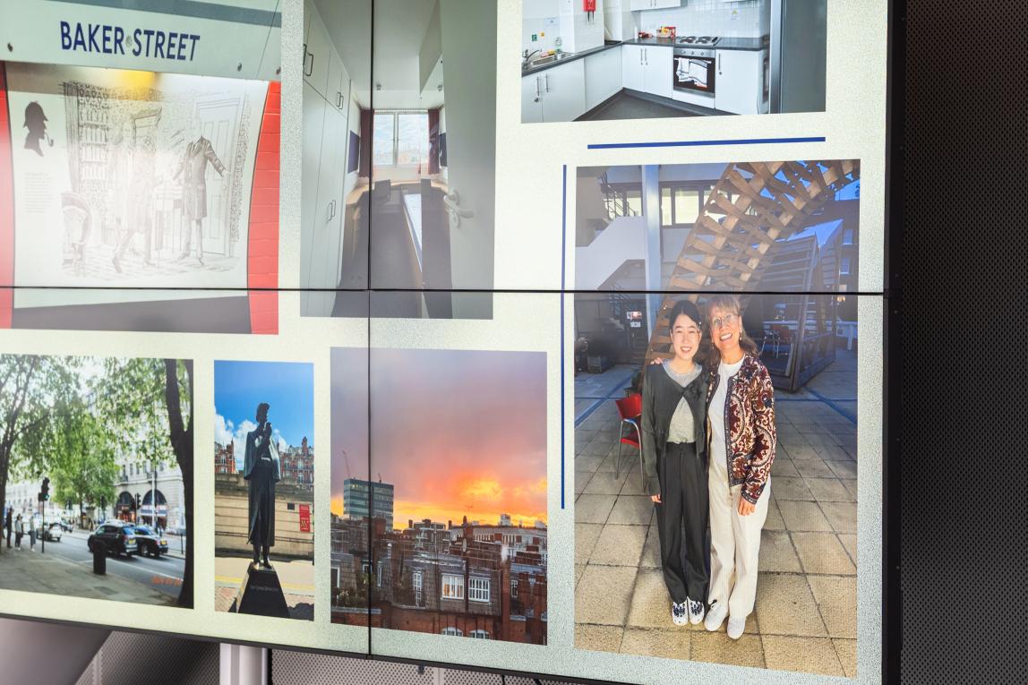 京都外国语大学学生在SAF年会上发言的幻灯片