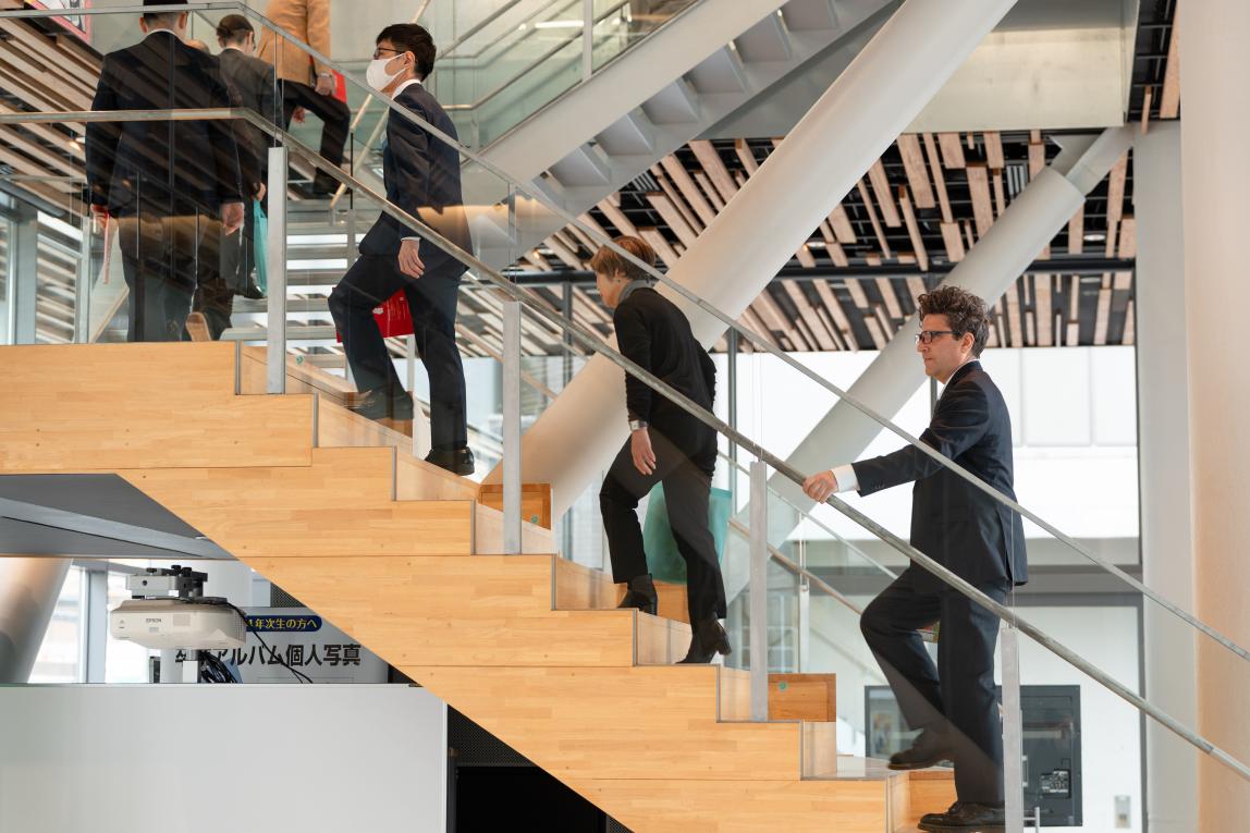 SAF年会京都外国语大学校园参访场景