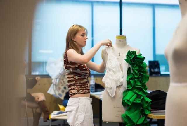 UAL Central Saint Martins Fashion Student