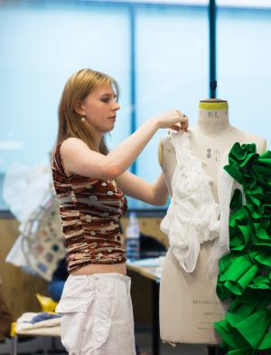 UAL Central Saint Martins Fashion Student
