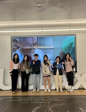 Study Tour Students at UCLA Extension Campus Gayley Center 