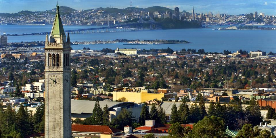 A view of San Francisco Bay from UC Berkeley, one of SAF's partner universities