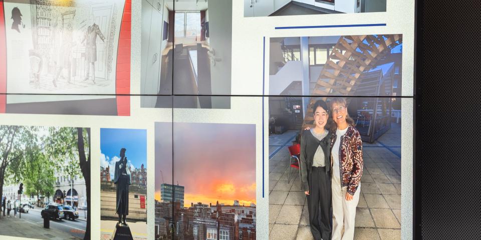 京都外国语大学学生在SAF年会上发言的幻灯片