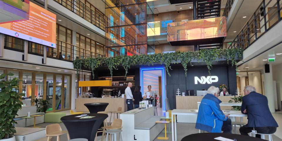 An interior shot of NXP, a semiconductor producer in Eindhoven, Netherlands.